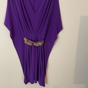 Elegant Purple Women's Dressy top.